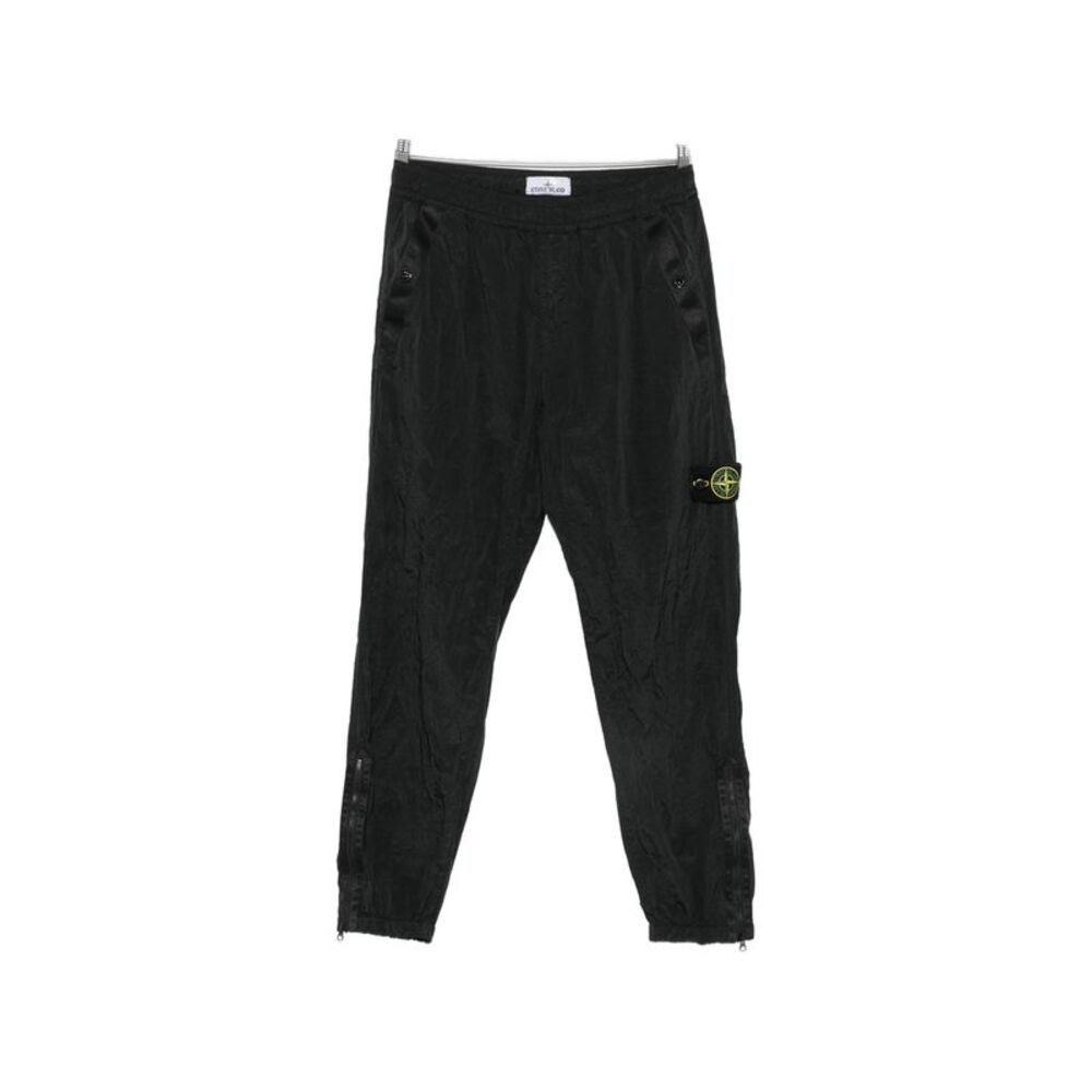 Stone Island Black Trousers - Track Pants Men